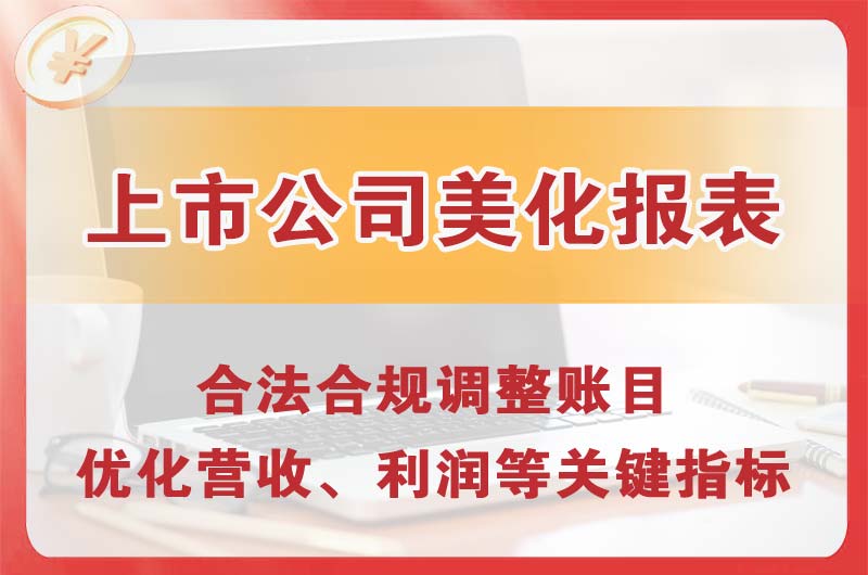 广安上市公司美化报表